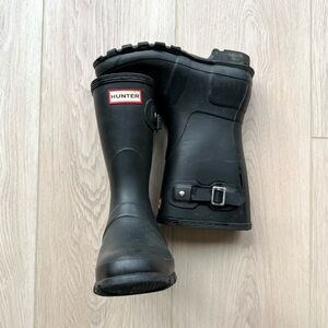 Hunter Classic Black Short Waterproof Boots